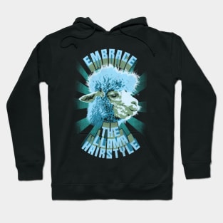 Embrace The Llama Hairstyle Hoodie